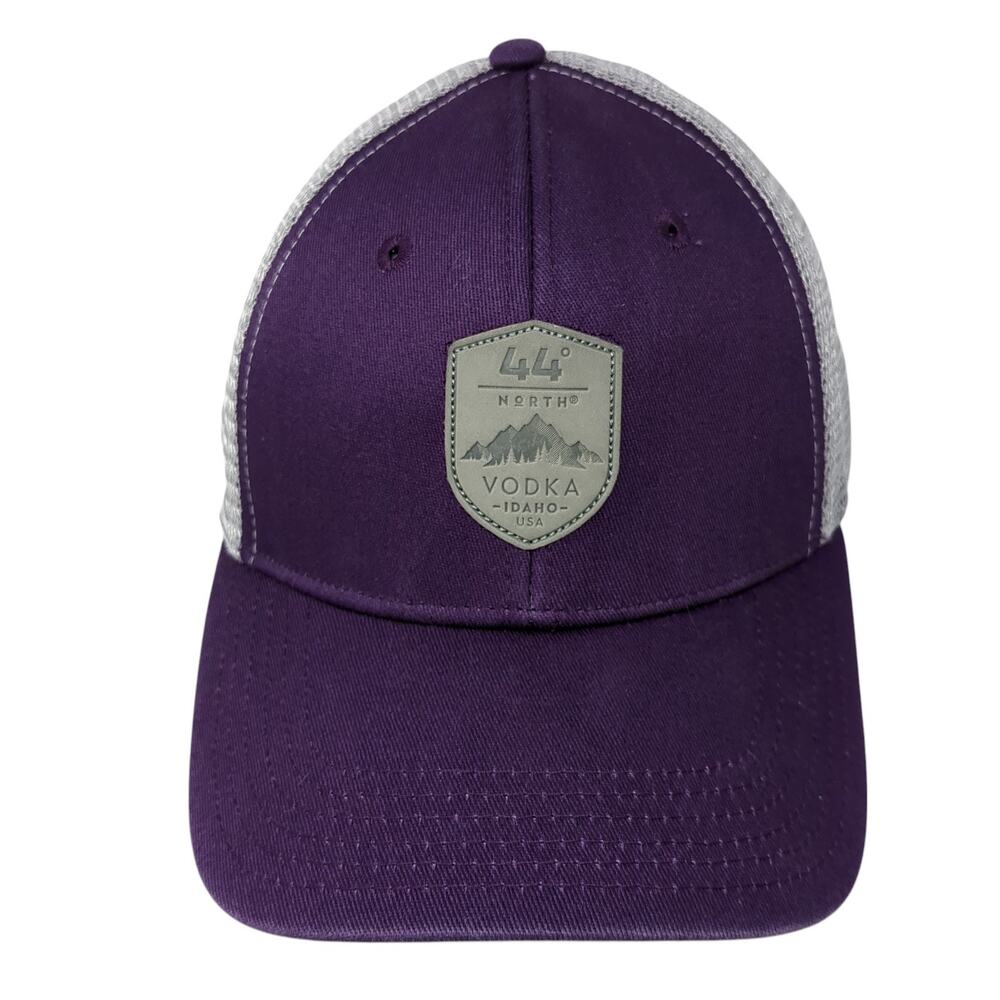 44° North Vodka Idaho USA Trucker Hat Purple One Size Adjustable Mesh Back